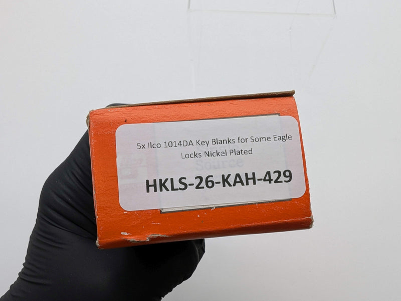 5x Ilco 1014DA Key Blanks for Some Eagle Locks Nickel Plated