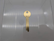 5x Ilco 1115AL Key Blanks for Some Mosler Safe Deposit Boxes Nickel Silver 2