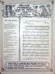 1915 Somebody Knows Vintage Sheet Music Large Harry Von Tilzer I Love Somebody 3