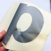 Mopar 5AE89KD5 Jeep Tailgate Logo Silver Sticker Decal OEM New Old Stock NOS 6