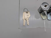 5x National Cam Locks 3/4" Length 5/8" Diam 1-1/4" L Straight Cam Keyed Alike 4