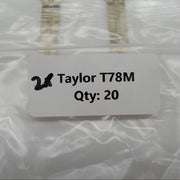 2x Taylor T78M / TR18 Key Blanks Vintage Toyota Vehicles Nickel Silver NOS 4