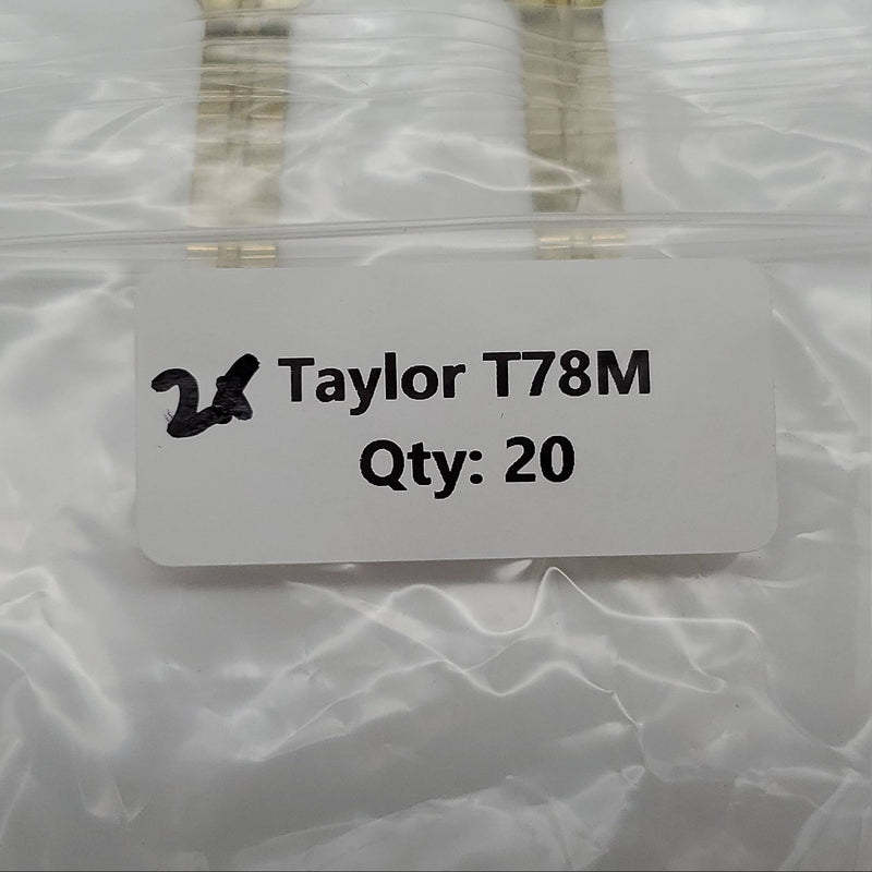 2x Taylor T78M / TR18 Key Blanks Vintage Toyota Vehicles Nickel Silver NOS 4