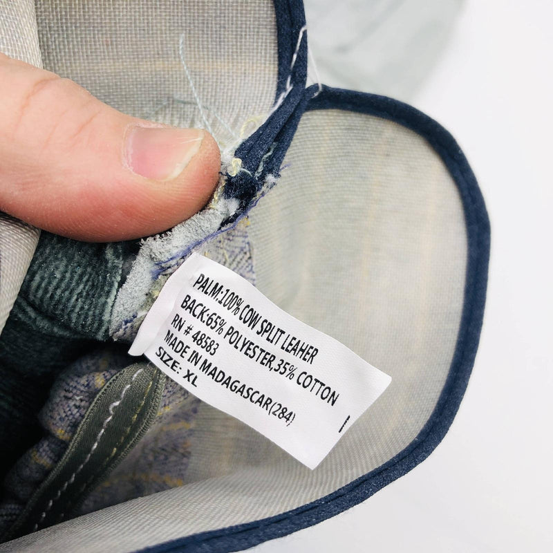 MCR Safety 1400 Split Leather Palm Work Gloves Size XL Safety Cuff 2.5"L 3 Pair 2