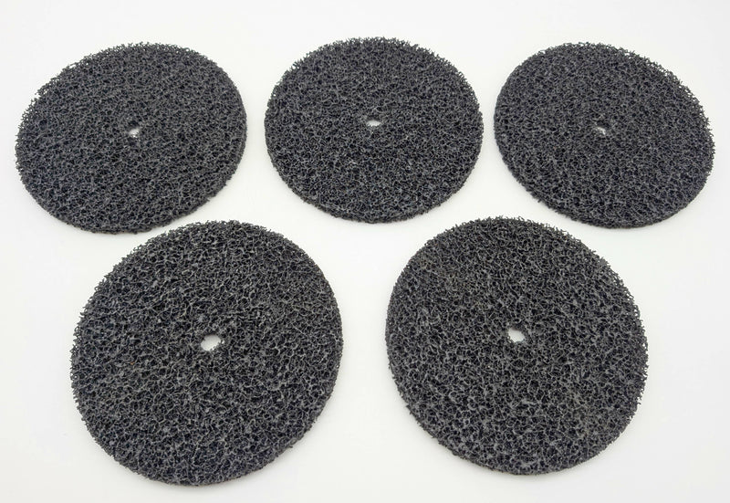 Scotch-Brite 958 Clean & Strip Disc 8" x 5/8" Very Coarse Silicon Carbide 5 Pack 1