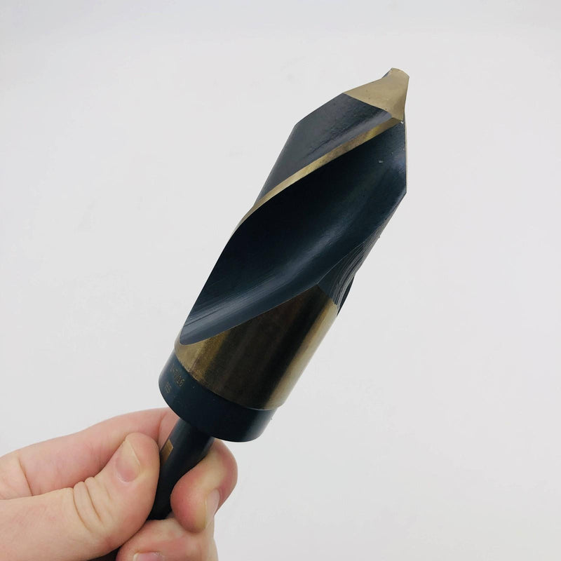 Cle-Line C17090 Reduced Shank Drill 1877 1-7/16 Blk & Gld S&D SP&FLT 8