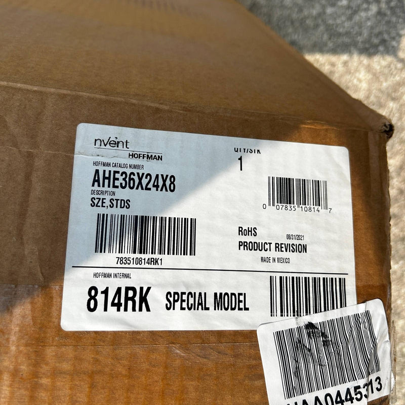 Hoffman AHE36X24X8/SPL Pull Box Enclosure Hinged 814RK Special Model 2