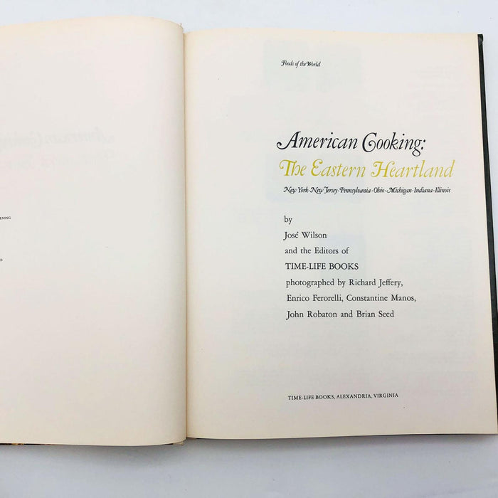 American Cooking The Eastern Heartland Hardcover Jose Wilson 1977 Time Life Revi 6