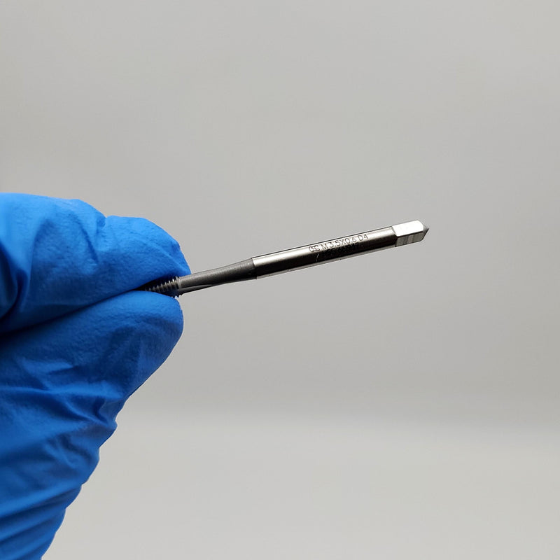 OSG M3.5X0.6 Spiral Point Tap 2 Flute 10mm LOC 50mm OAL HSS 1982200 3