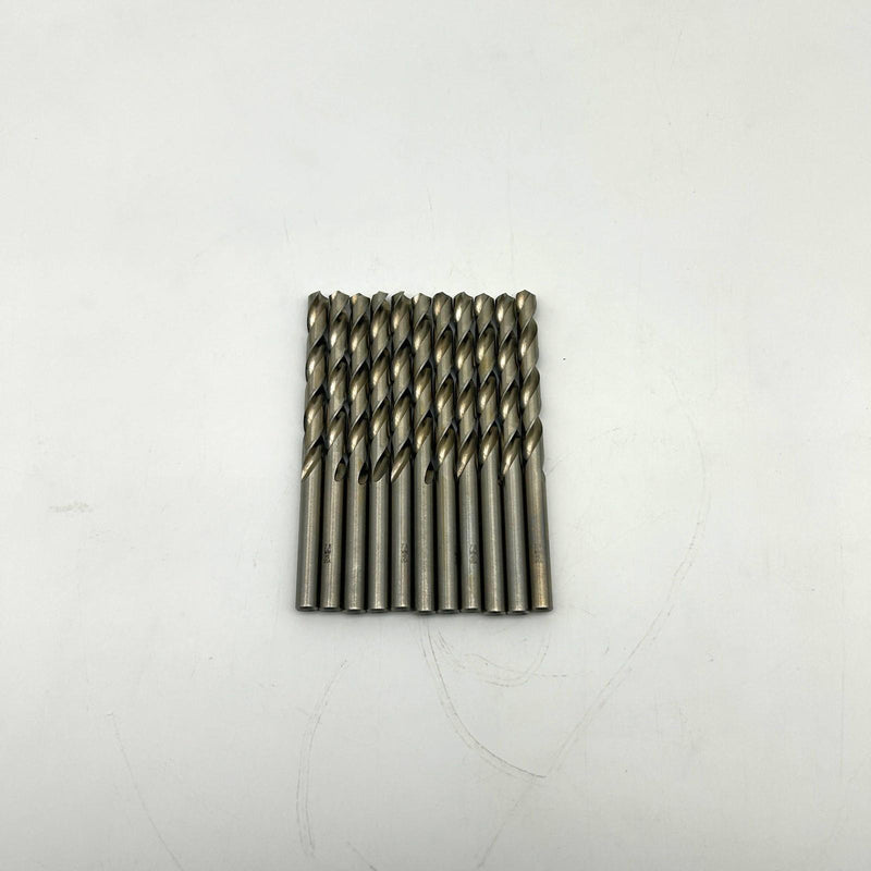 Cle-Line C62876 Jobber Drill Bit 1898 7.8mm Bright HSS 118 Radial Point 11pk 7