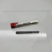 Fullerton 20438S End Mill .2240D X .75LOC X 2.5OAL 48 HR 4 Flutes RH SE EM 12