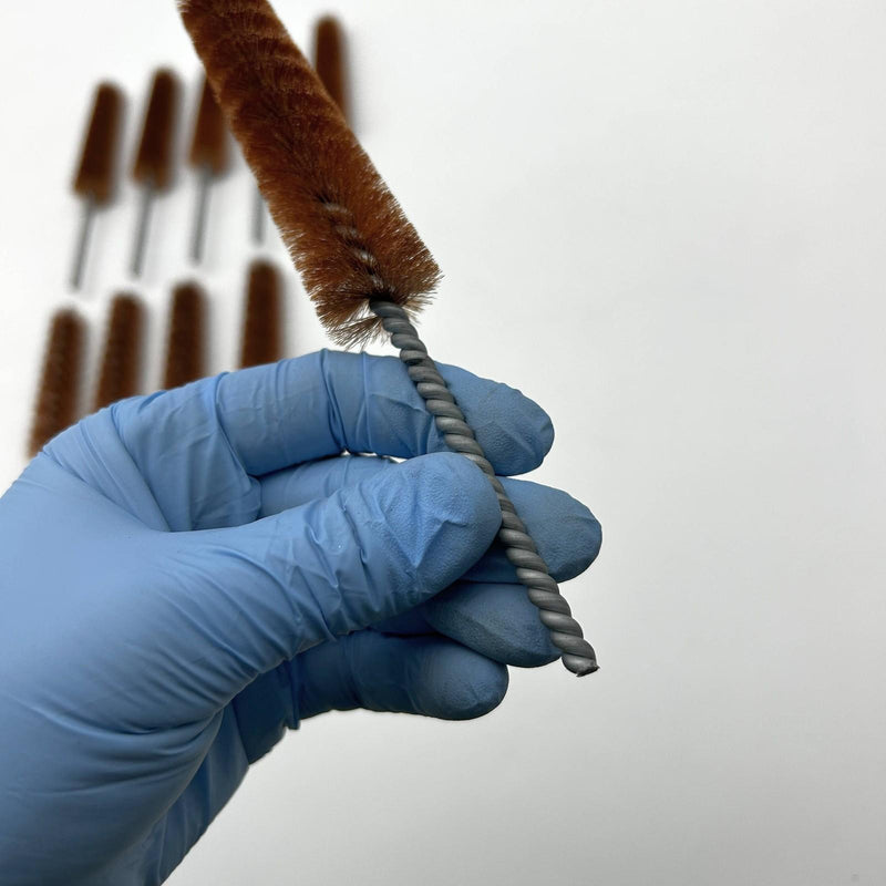 Osborn 55027 Tube Brush Bronze 3/4 to 1in Taper Dia 4in BP 7in OAL .005CR 10pk 3