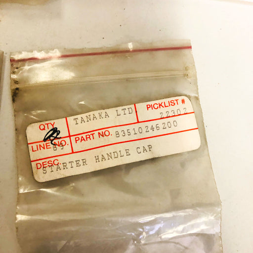 Tanaka 83510246200 Starter Handle Cap OEM NOS Replaces 83510118200 / 83910118200 2