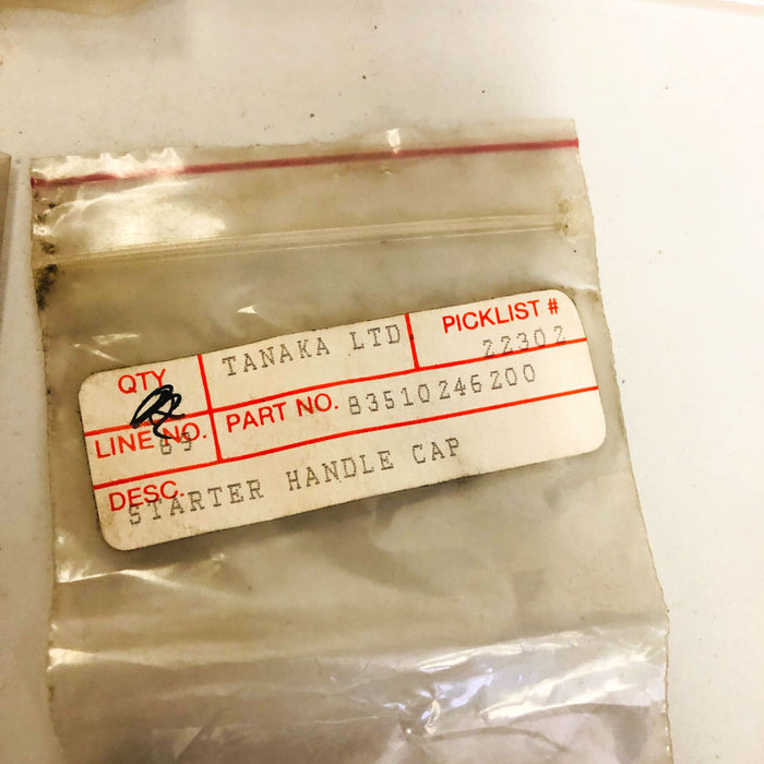 Tanaka 83510246200 Starter Handle Cap OEM NOS Replaces 83510118200 / 83910118200 2