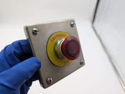 Allen Bradley 800T-FXQ24RA1 Push Button Stop Switch in Hoffman 4x4x4 Enclosure 2