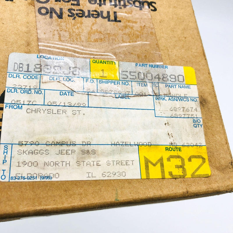 Mopar 55004890 Tailgate Handle OEM NOS 1981-86 Jeep Comanche Chrome 3