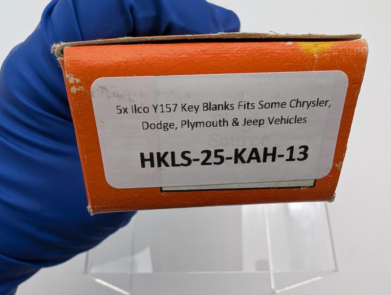 5x Ilco Y157 Key Blanks Fits Some Chrysler, Dodge, Plymouth & Jeep Vehicles 4