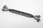 Green Pin 3/8" Turnbuckle Jaw Jaw 6" Take Up 1080lb LL SSGPGG1006 w/ Safety Bolt 1