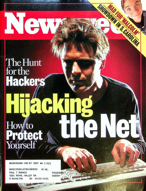 Newsweek Magazine February 21 2000 Chechnya Russia Flight 261 Hackers Ecommerce 1