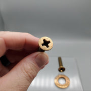 Rixson 107032 Arm Alignment Screw Washer Set Bright Bronze Rixson Floor Closers 6
