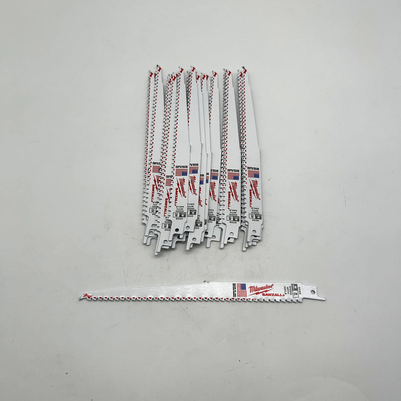 Milwaukee 48-01-6036 Super Sawzall Blades 5 TPI 9" Reciprocating Saw Lot of 23