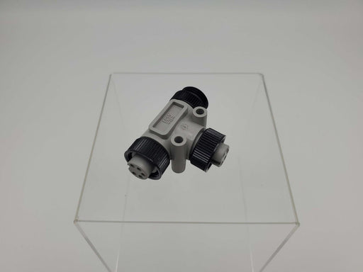 Woodhead DN3020 DeviceNet 5 Pole Drop Tee Female to Male Splitter 600V IP67 2