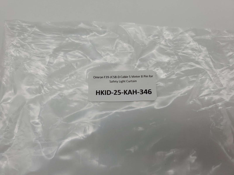 Omron F39-JC5B-D Cable 5 Meter 8 Pin for Safety Light Curtain 5