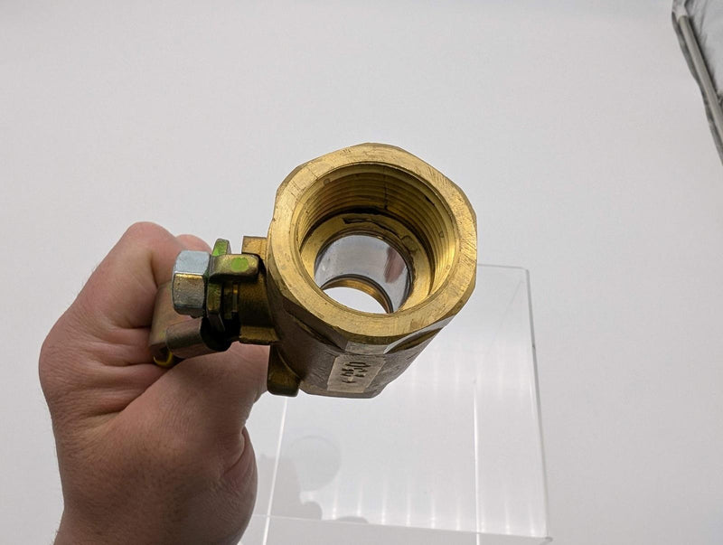 Parker VVP500P-16 Brass Ball Valve 1" NPT 250 PSI PTFE Seat 4