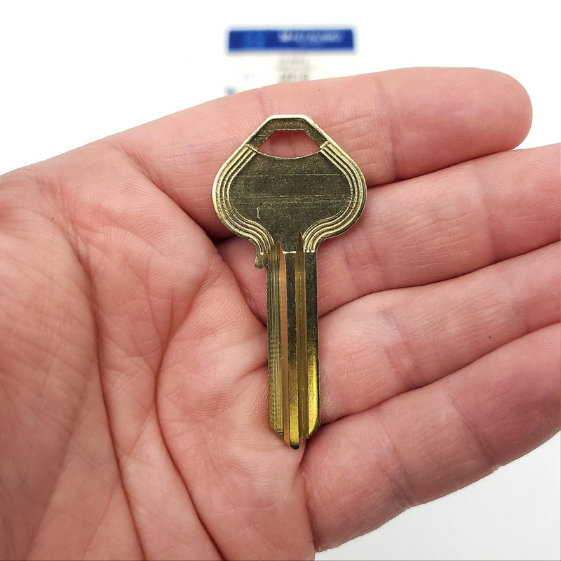 10x Ilco Russwin 6D1R Key Blanks Nickel Silver 6 Pin Look Alike NOS 2