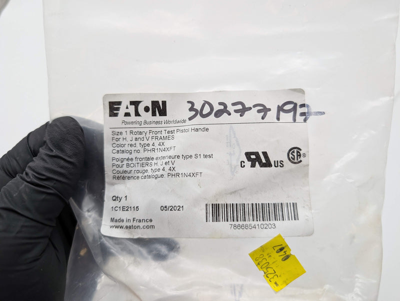 Eaton PHR1N4XFT Rotary Pistol Grip Handle for H, I, J & V Frame Fusible Switches