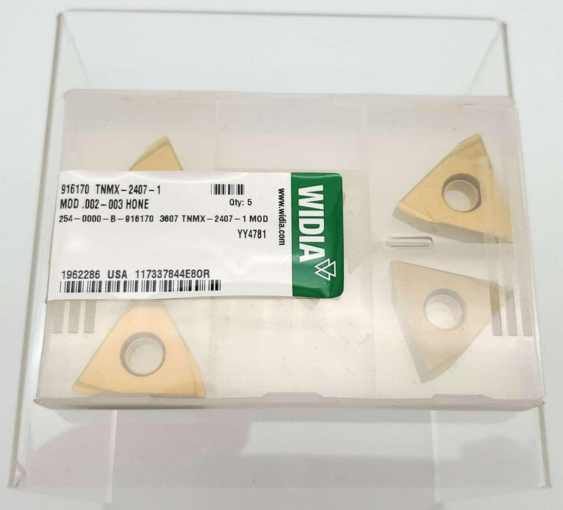 Widia TNMX-2407-1 MOD Turning Inserts Triangle TNMX24071 Pack of 5 5