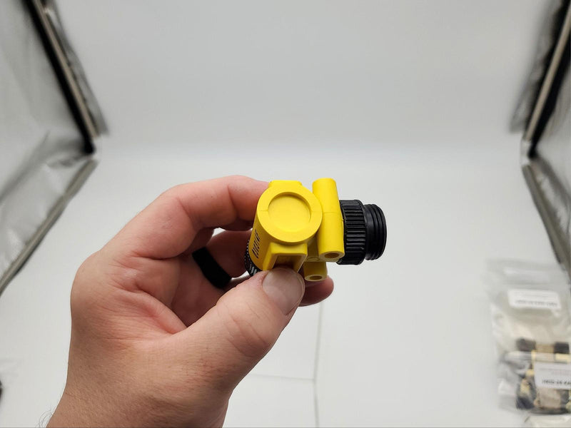 Brad 41481 Mini Change Adapter 5P 90 DEG Male to Female 16 AWG 600V 8A 4