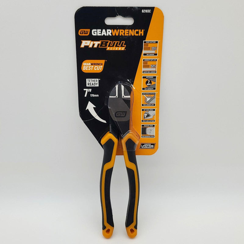 Gear Wrench Pit Bull 7" Diagonal Cutting Pliers 82183C Pit Bull 7 AWG 1