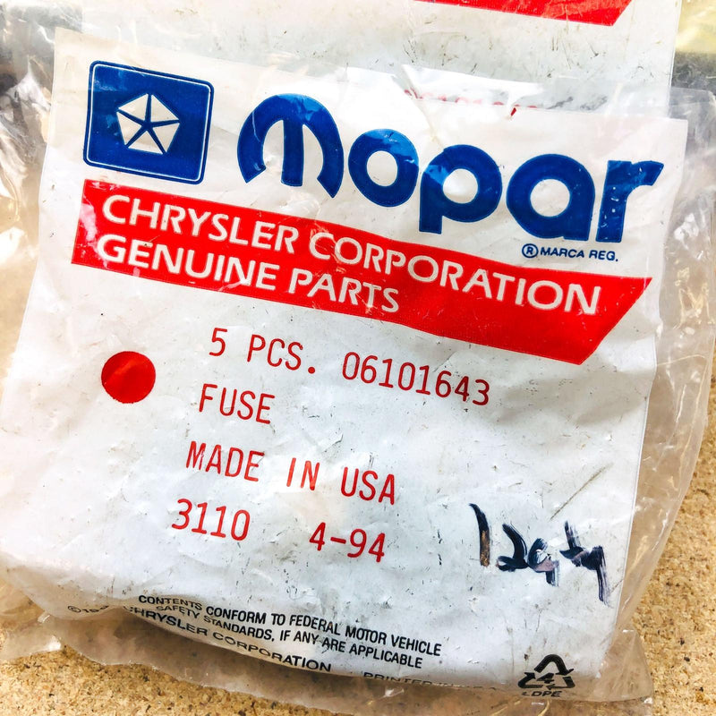 Mopar 06101643 Fuse 60 AMP Blue OEM NOS Loose 2