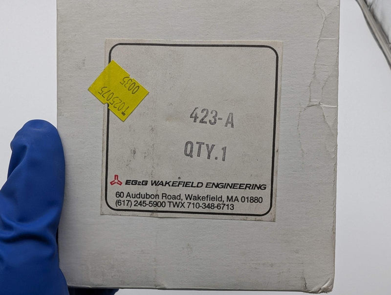 EG&G Wakefield 423-A Heat Sink Aluminum Low-Profile for TO-3 Power Transistors 5