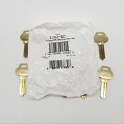 10x Ilco Corbin 1012-60 Key Blanks CR87 Nickel Silver 5 Pin NOS 4