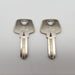 2x Ilco 1009M Key Blanks Sargent Nickel Plated USA Made 3