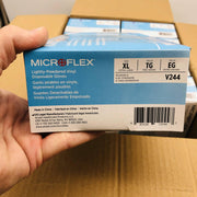 Microflex V244 Disposable Vinyl Glove XL Lightly Powdered Non Sterile 1000/Case 5