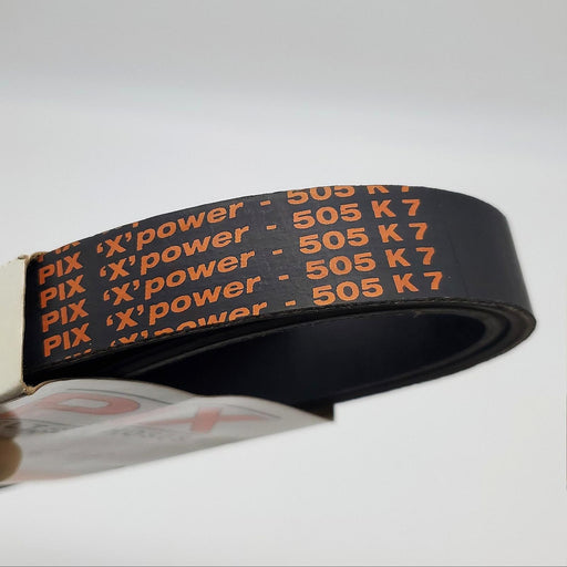 Pix 505K7 Belt X Power 0.98" Width 51.25" Length 7 Rib V-Belt 2