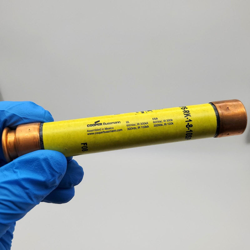 Bussmann LPS-RK-1-8/10SP Fuse 1-8/10A 600V Time Delay Dual Element Low-Peak 2