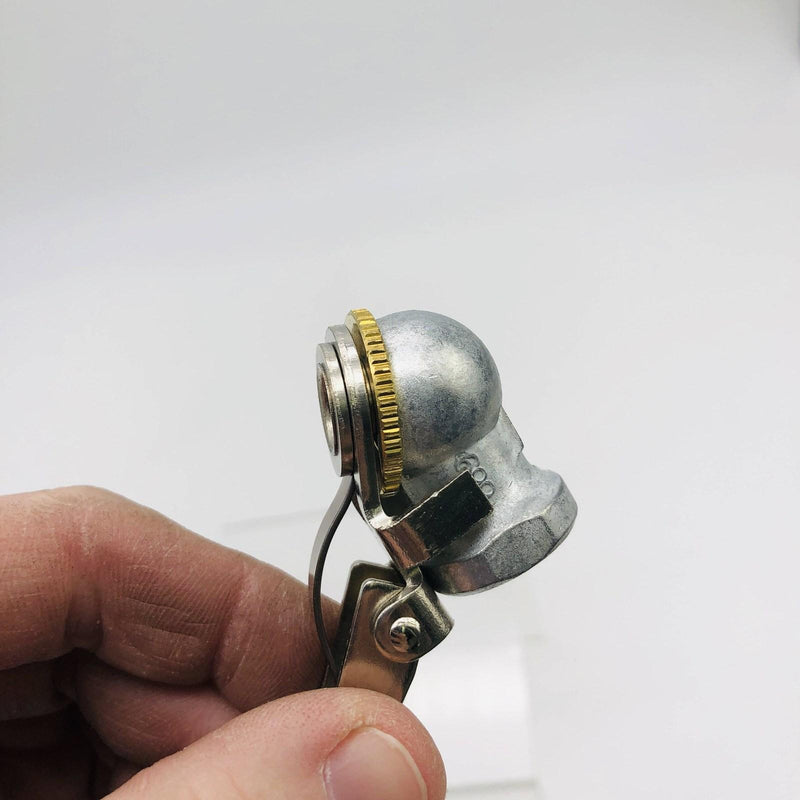 50x Milton 698BK Grip Chuck 1/4in FNPT Closed Ball Air Chuck Safety Clip-on Grip 10