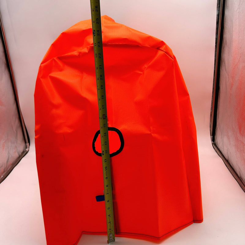 Cotton Goods Manufacturing FD47-1-200 Fire Hose Cover 10oz Orange Reels Carts