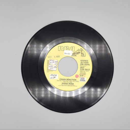 Diana Ross Chain Reaction Single Record RCA 1985 JK-14244 PROMO 1