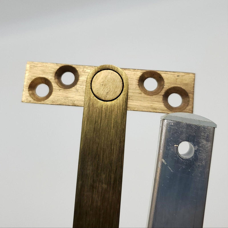 Rixson 5-313 Door Holder Overhead Concealed Satin Brass Friction Checkmate #5 6