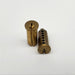 2x Schlage 33-406 Cylinder Plugs 1-1/8" F Keyway 6 Pin Satin Brass 606 1