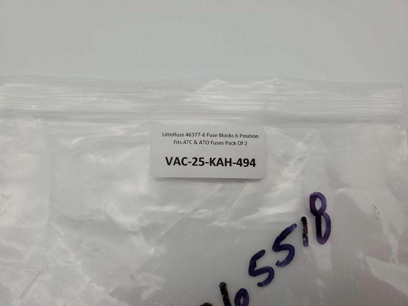 Littelfuse 46377-6 Fuse Blocks 6 Position Fits ATC & ATO Fuses Pack Of 2 6