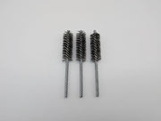 Weiler 7/8" Power Tube Brush Double Spiral 0.014" Wire Size SS 2-1/2" Len 3 PK 2