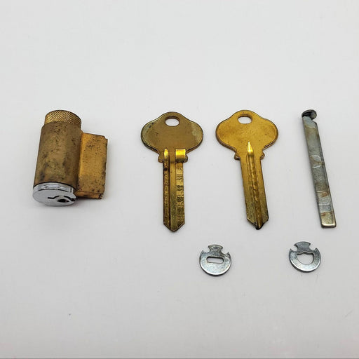 Acro Welch Lock Cylinder Conversion Kit Sargent U Knob 6 Pin Satin Chrome #6866 1