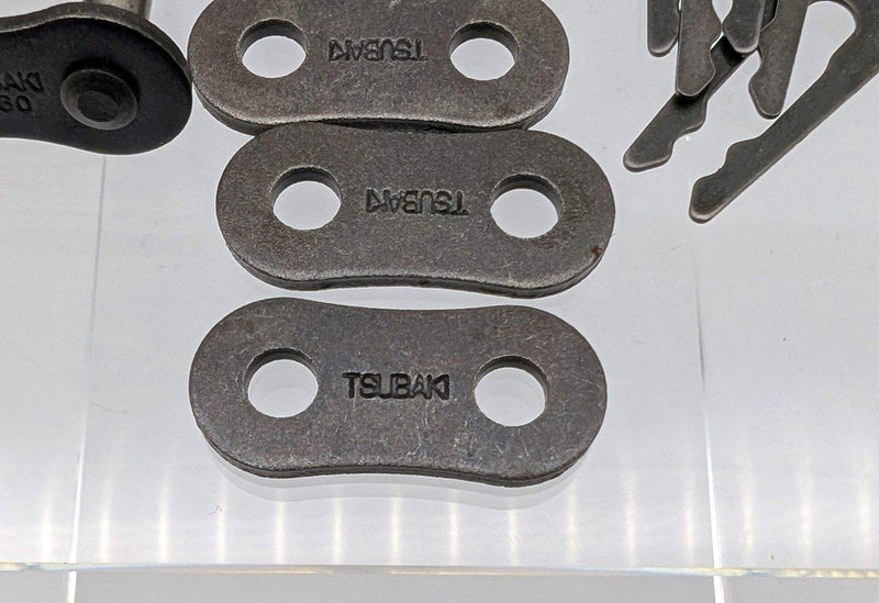 Tsubaki Connecting Links 60 Single Strand Roller Chains 3/4" Pitch 5X302 Pack 5 4