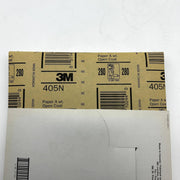 3M Tri-M-Ite 10244 Sanding Sheet 9 X 11 280 405N Fre-Cut Silicone Carbide 100/pk 3